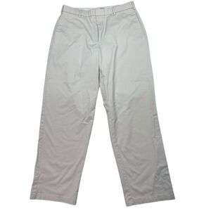 Dockers Chinos Mens 33x32 Beige Flat Front Relaxed Fit 406672503